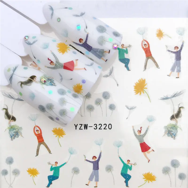 YWK 1 PC 2019 New Styles Nail Sticker Water Decals Dandelion / Flower / Cat Transfer Nail Art Decoration
YWK 1 PC 2019 New Styles Nail Sticker Water Decals Dandelion / Flower / Cat Transfer Nail Art Decoration