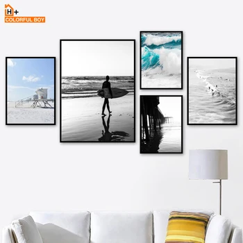 COLORFULBOY Surf Sea Landscape Nordic Posters And Prints Wall Art Print Posters And Prints Wall Pictures For Living Room
COLORFULBOY Surf Sea Landscape Nordic Posters And Prints Wall Art Print Posters And Prints Wall Pictures For Living Room