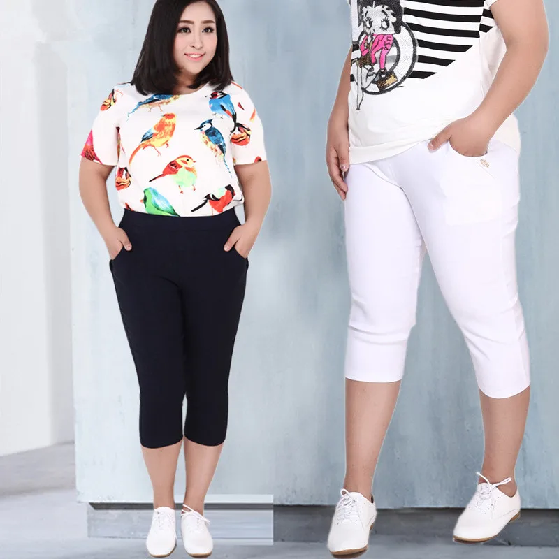 2019 New Arrival Summer Style High elastic waist Women leggings 6XL Plus size High Waist pockets women's Calf-Length pants
2019 New Arrival Summer Style High elastic waist Women leggings 6XL Plus size High Waist pockets women's Calf-Length pants