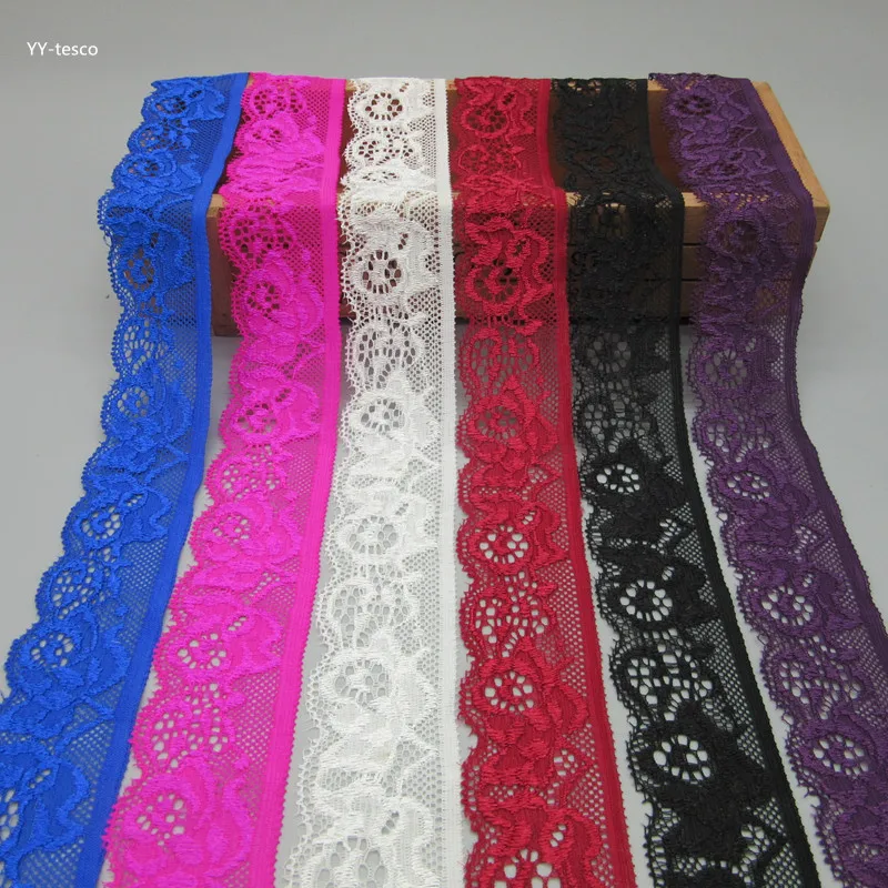 2018 New high quality stretch elastic lace ribbon Tape 30mm wide Trims lace trimmings For Sewing decoration african lace fabric
2018 New high quality stretch elastic lace ribbon Tape 30mm wide Trims lace trimmings For Sewing decoration african lace fabric