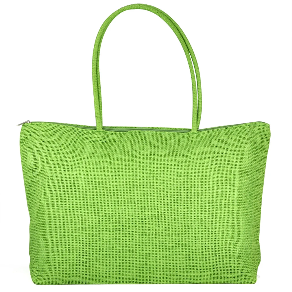 2018 new fashion and high quality PU Ladies Straw Weaving Summer Beach Tote Bag Shopping Travelling Zippered Bag-Light Green
2018 new fashion and high quality PU Ladies Straw Weaving Summer Beach Tote Bag Shopping Travelling Zippered Bag-Light Green