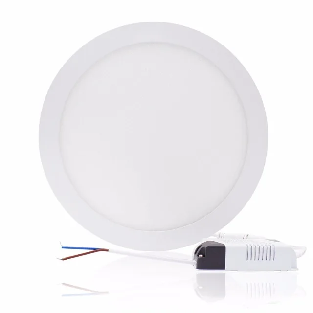 

1 Pcs LED Ceiling Panel Light Dimmable 3W 4W 6W 9W 12W 15W 25W LED Downlight + driver AC85-265V indoor Light +Free shipping