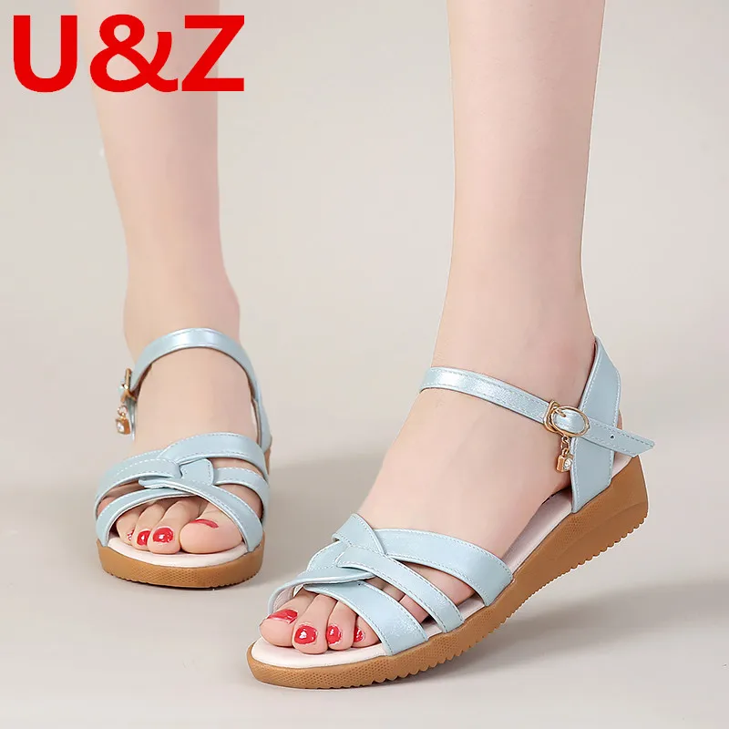Women Summer Sandals durable Senior High school students soft flats lake blue pig leather fashion open toe comfy women shoes
Women Summer Sandals durable Senior High school students soft flats lake blue pig leather fashion open toe comfy women shoes