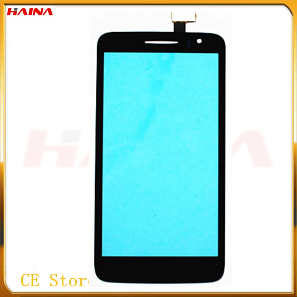 Стекло сенсорного экрана черного цвета для Alcatel One Touch Scribe HD OT8008 OT-8008A 8008W 8008D 8008