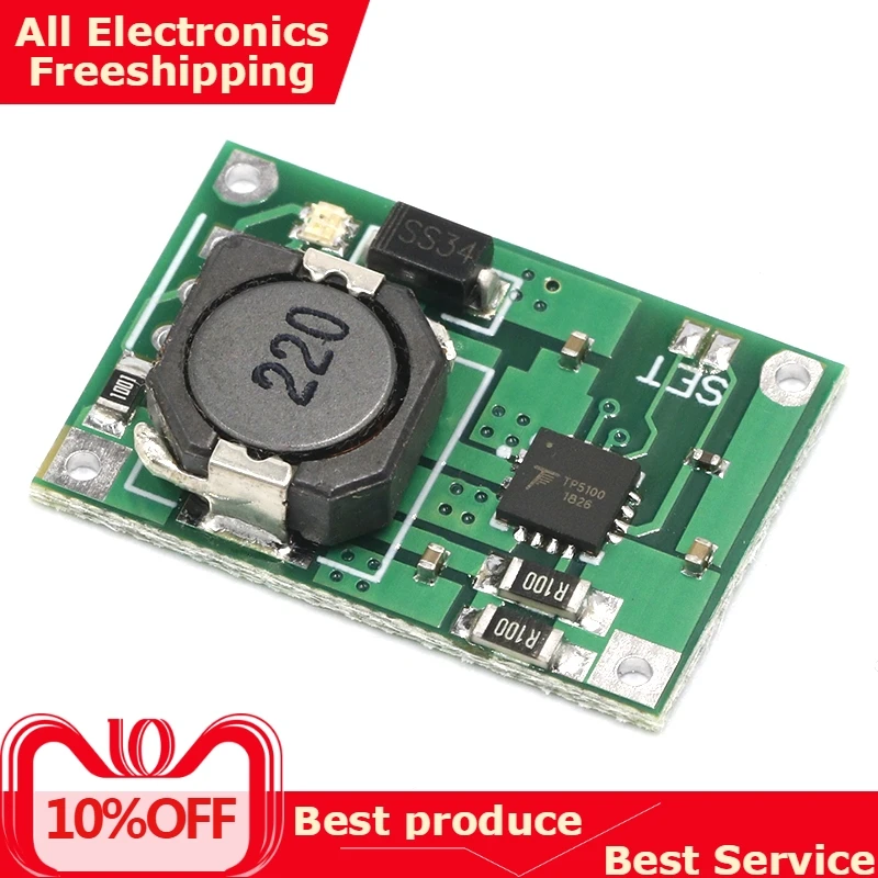TP5100 double single lithium battery charge management compatible 2A rechargeable lithium plate For Arduino
TP5100 double single lithium battery charge management compatible 2A rechargeable lithium plate For Arduino