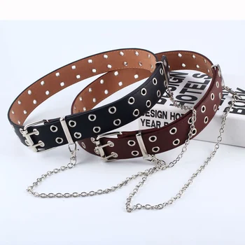Punk Chain Women Belt PU leather Pin Buckle Belts Punk Jeans Belt Fashion Individual Decorative Waist Belts Chain Women Belt
Punk Chain Women Belt PU leather Pin Buckle Belts Punk Jeans Belt Fashion Individual Decorative Waist Belts Chain Women Belt