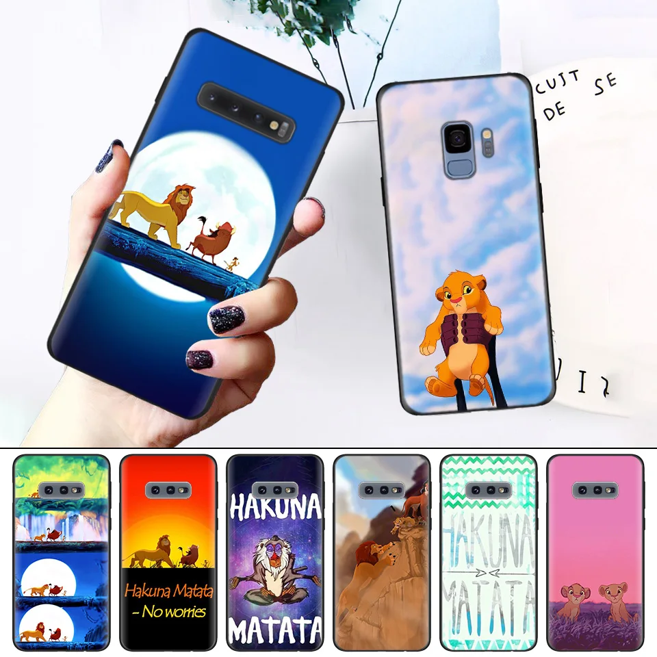 Phone for Samsung Galaxy S8 S9 S10 S10e S10 Plus M20 M30 M40 S6 S6edge S7 S7edge S8+S9+ S10+ Silicone Case Hakuna Matata Lion
Phone for Samsung Galaxy S8 S9 S10 S10e S10 Plus M20 M30 M40 S6 S6edge S7 S7edge S8+S9+ S10+ Silicone Case Hakuna Matata Lion