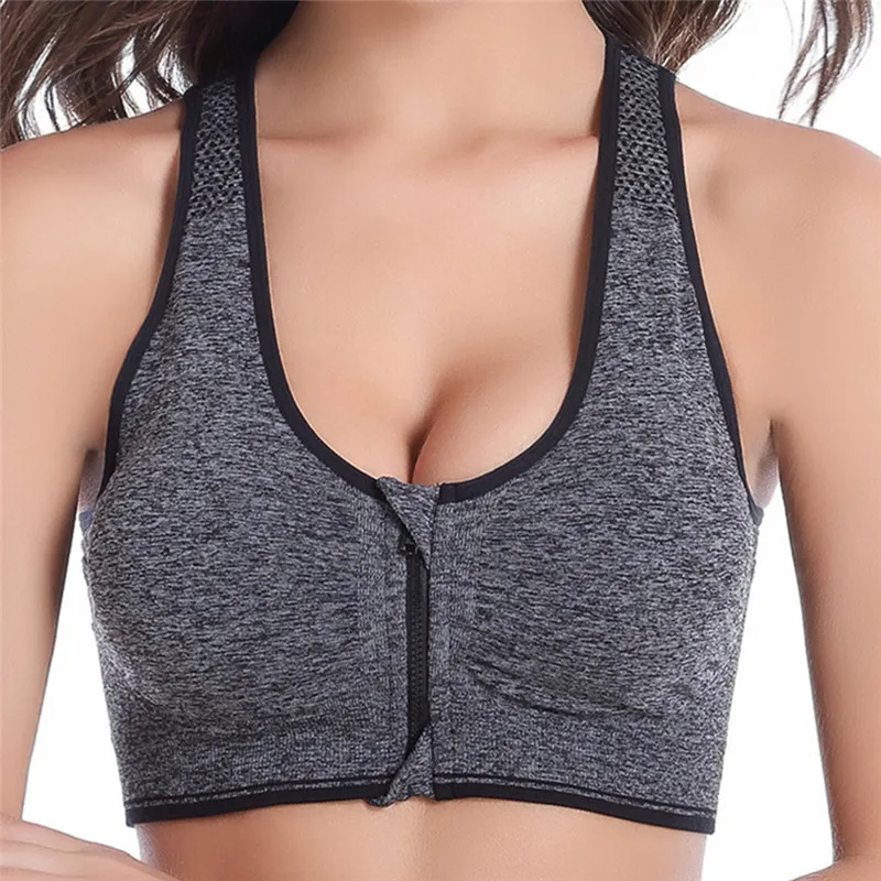 Sanderala Front Zipper Fitness Top women sportsbra push up Yoga Bra Breathable Shockproof Vest Padded Running tank top
Sanderala Front Zipper Fitness Top women sportsbra push up Yoga Bra Breathable Shockproof Vest Padded Running tank top