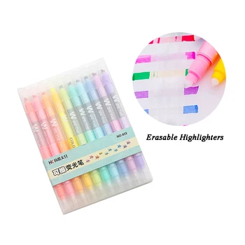 10pcs/set Multi Colored Double Headed Erasable Highlighters Drawing Art Marker Fluorescent Pens Stationery School Writing Board
10pcs/set Multi Colored Double Headed Erasable Highlighters Drawing Art Marker Fluorescent Pens Stationery School Writing Board