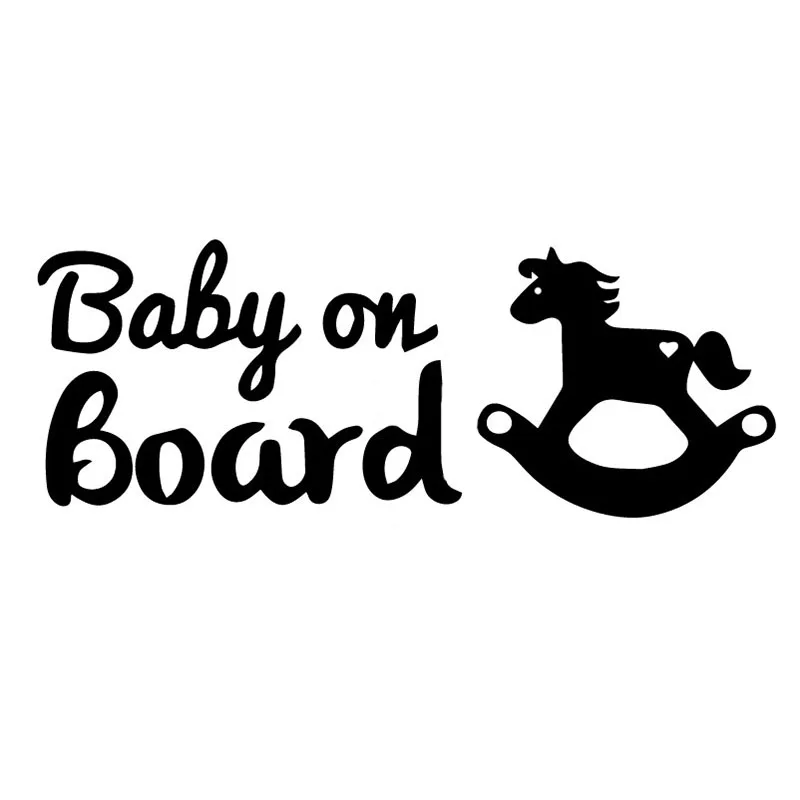 TGS 17.7X6.6CM Rocking Horse Baby On Board Warning Car Sticker Rear Windshield Decoration Bumper Vinyl Decal C25-0065
TGS 17.7X6.6CM Rocking Horse Baby On Board Warning Car Sticker Rear Windshield Decoration Bumper Vinyl Decal C25-0065