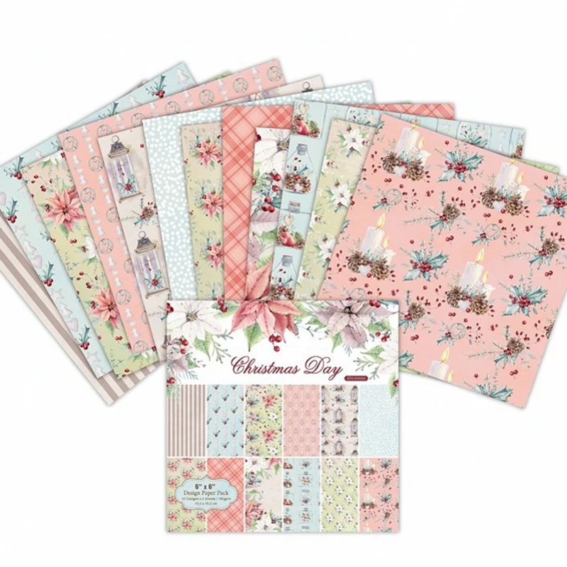 24pcs/Pack 6*6inch 15.2cm Christmas Day Patterned Paper Pack for Scrapbooking DIY Happy Planner Card Making Journal Project
24pcs/Pack 6*6inch 15.2cm Christmas Day Patterned Paper Pack for Scrapbooking DIY Happy Planner Card Making Journal Project