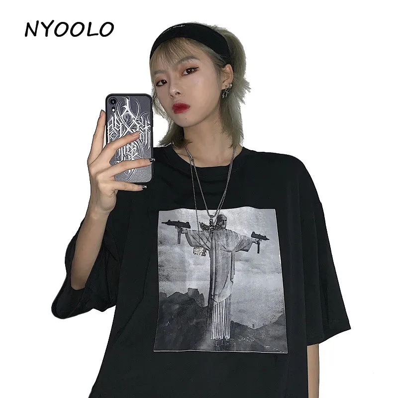 NYOOLO Special design Vintage uzi Print tee shirt Casual streetwear Short Sleeve O neck T-Shirt women men clothing Summer tops
NYOOLO Special design Vintage uzi Print tee shirt Casual streetwear Short Sleeve O neck T-Shirt women men clothing Summer tops