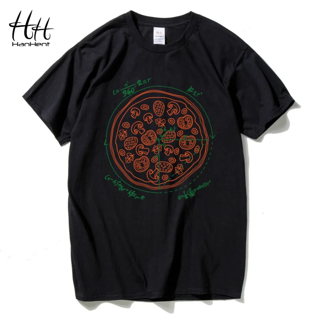 HanHent Math Pizza Men's T-shirts Creative Casual Print Cotton Men Tee shirt Funny Streetwear Geek T shirts New Boys TH5421
HanHent Math Pizza Men's T-shirts Creative Casual Print Cotton Men Tee shirt Funny Streetwear Geek T shirts New Boys TH5421
