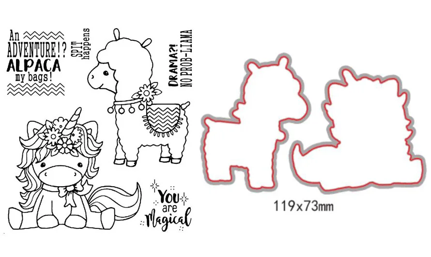 Unicorn Cutting Dies or Stamp Stencils for DIY Scrapbooking/photo album Decorative Embossing DIY Paper Cards B1012
Unicorn Cutting Dies or Stamp Stencils for DIY Scrapbooking/photo album Decorative Embossing DIY Paper Cards B1012