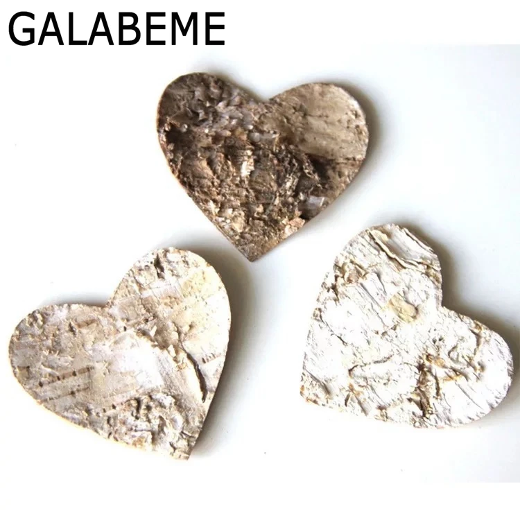 Galabeme 50pcs diameter 5cm Birch bark Sweet Heart Shape rustic wedding decor Vintage wedding Table decoration centerpieces
Galabeme 50pcs diameter 5cm Birch bark Sweet Heart Shape rustic wedding decor Vintage wedding Table decoration centerpieces