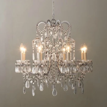 Chandelier Crystal Lights Lighting Quality vintag E14 Chandeliers ceiling Bedroom Living room Villa Crystal Ceiling Fixtures
Chandelier Crystal Lights Lighting Quality vintag E14 Chandeliers ceiling Bedroom Living room Villa Crystal Ceiling Fixtures