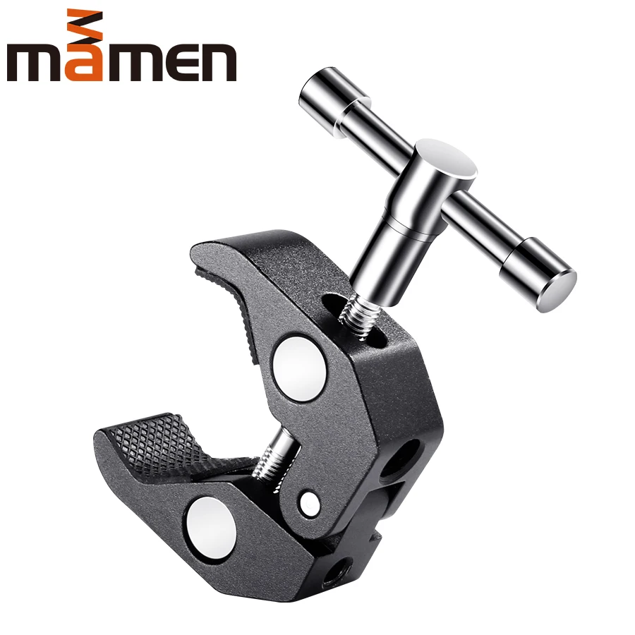 MAMEN Multi-function Super Clamp Ball Head Clamp Magic Arm Super Clamp w/1/4" Thread for GPS Phone LCD/DV Monitor Video Light
MAMEN Multi-function Super Clamp Ball Head Clamp Magic Arm Super Clamp w/1/4" Thread for GPS Phone LCD/DV Monitor Video Light