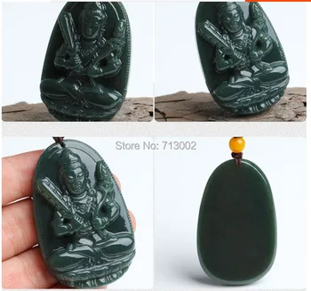 Handwork Carven gray jade Green jadite Buddha Pendant Amulet Akasagarbha TALISMAN
Handwork Carven gray jade Green jadite Buddha Pendant Amulet Akasagarbha TALISMAN