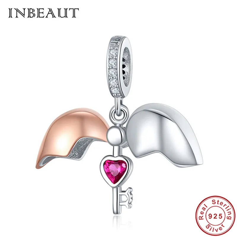 INBEAUT Women Romantic Wedding Bracelet Beads 925 Sterling Silver Red Zircon Heart Lock Key Charm fit Trendy Bracelet for Girls
INBEAUT Women Romantic Wedding Bracelet Beads 925 Sterling Silver Red Zircon Heart Lock Key Charm fit Trendy Bracelet for Girls