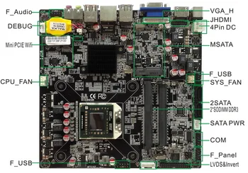HCIPC M434-1 ITX-HCMFS1X2,2*DDR3,6*USB2.0+2USB3.0,2*COM,1*Giga LAN,12V-19V DC PWR,Mini ITX Motherboard
HCIPC M434-1 ITX-HCMFS1X2,2*DDR3,6*USB2.0+2USB3.0,2*COM,1*Giga LAN,12V-19V DC PWR,Mini ITX Motherboard