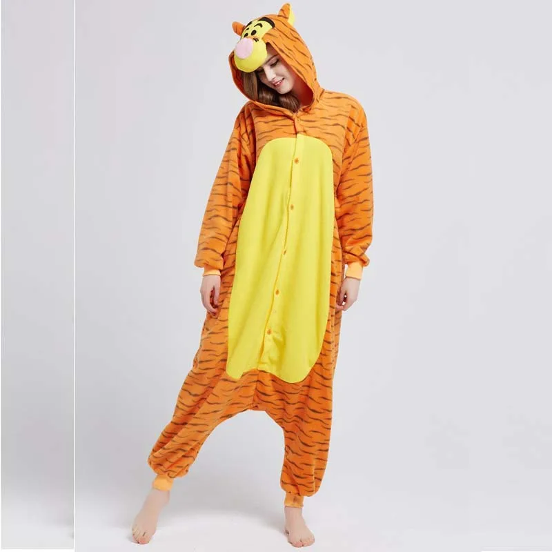 tiger adult onesie pajamas