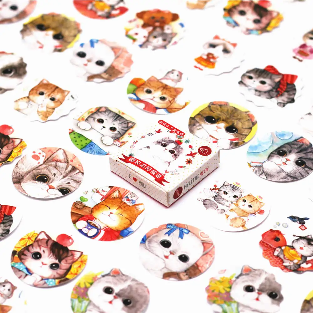 40 Pcs/pack Cat Rolling Kpop Sticker Pusheen DIY Stickers Cartoon Children Stickers Toys Emoji Notebook Scrapbook For Kids
40 Pcs/pack Cat Rolling Kpop Sticker Pusheen DIY Stickers Cartoon Children Stickers Toys Emoji Notebook Scrapbook For Kids