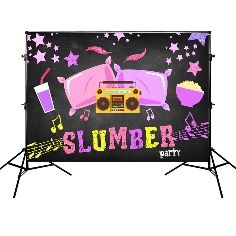 Mehofoto Slumber Theme Background Music and Dance Birthday Party Backdrop Photographic for Photo Studio
Mehofoto Slumber Theme Background Music and Dance Birthday Party Backdrop Photographic for Photo Studio