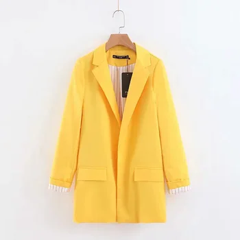 New hot women's solid color casual business formal suit jacket women's wild fashion trend slim suit jacket
New hot women's solid color casual business formal suit jacket women's wild fashion trend slim suit jacket