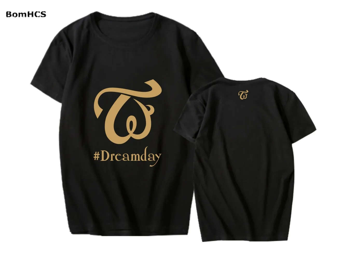 BomHCS Kpop/хлопковая футболка с надписью Twice Dreamday базовая для молодежи уличные топы
