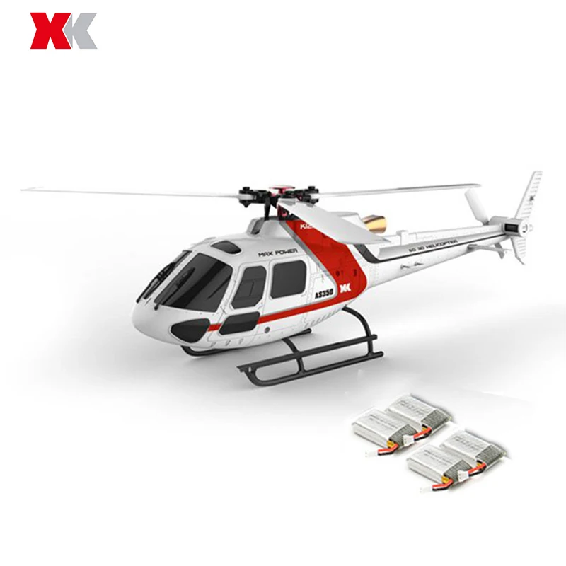 XK K123 6CH Brushless 3D6G System AS350 Scale RC Helicopter Compatible & 3.7V 500MAH Lipo Battery Kids Outdoor Toys Boys Gifts
XK K123 6CH Brushless 3D6G System AS350 Scale RC Helicopter Compatible & 3.7V 500MAH Lipo Battery Kids Outdoor Toys Boys Gifts