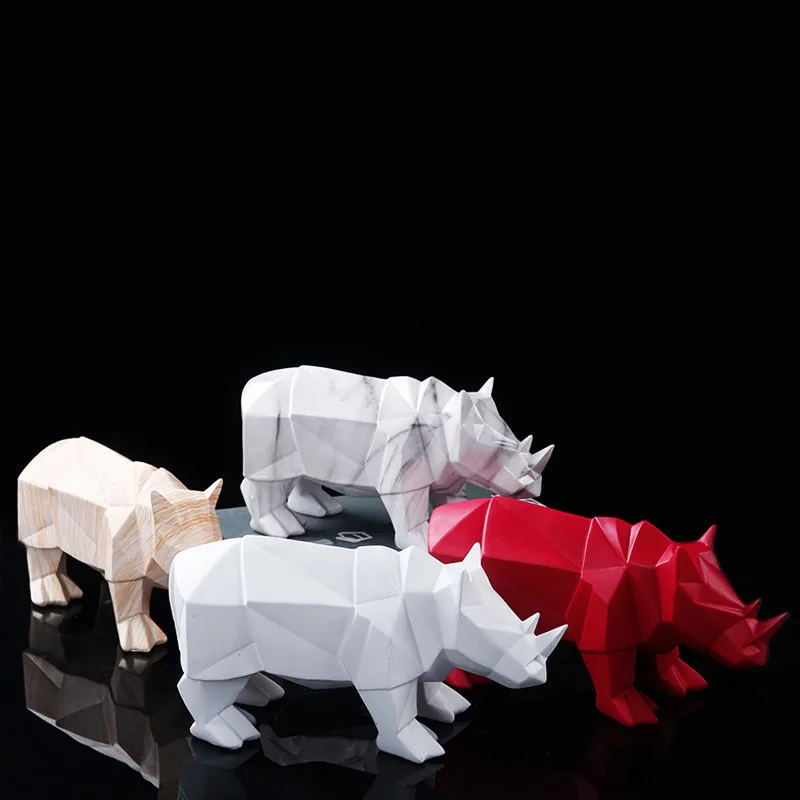 Geometric Marble Lines Rhino Resin Ornaments Home /Office Desktop Decoration Animal Lucky Best Gift 4 Colors Available
Geometric Marble Lines Rhino Resin Ornaments Home /Office Desktop Decoration Animal Lucky Best Gift 4 Colors Available