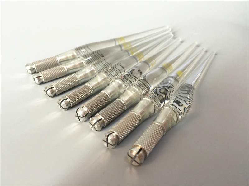 100pcs Handmade Cosmetic Crystal Eyebrow Microblading Manual Tattoo Pen 3D Embroidery Tattoo Machine Kit
100pcs Handmade Cosmetic Crystal Eyebrow Microblading Manual Tattoo Pen 3D Embroidery Tattoo Machine Kit