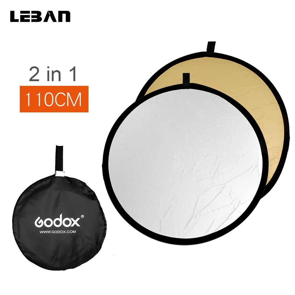 Free Shipping GODOX 2in1 110cm New Collapsible Light Round Photography Reflector for Studio or Outdoor(2in1 110cm)
Free Shipping GODOX 2in1 110cm New Collapsible Light Round Photography Reflector for Studio or Outdoor(2in1 110cm)