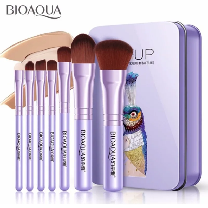 7PCS/SET Pro Women Facial Makeup Brushes Set Face Cosmetic Beauty Eye Shadow Foundation Blush Brush Make Up Brush Tool BIOAQUA
7PCS/SET Pro Women Facial Makeup Brushes Set Face Cosmetic Beauty Eye Shadow Foundation Blush Brush Make Up Brush Tool BIOAQUA