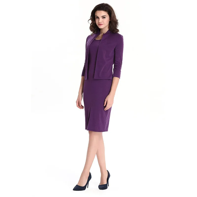 Autumn 2018 S-3XL Solid Ladies Jacket Dress Suits Plus Size OL Dress Elegant Sheath Bodycon Dress Sets Women Two Pieces Sets
Autumn 2018 S-3XL Solid Ladies Jacket Dress Suits Plus Size OL Dress Elegant Sheath Bodycon Dress Sets Women Two Pieces Sets