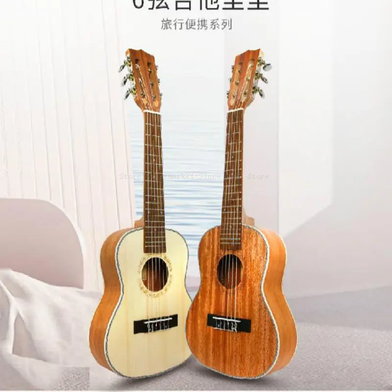 28 inch six-string guitar in the beginners male and female students small guitar classical travel guitar
28 inch six-string guitar in the beginners male and female students small guitar classical travel guitar