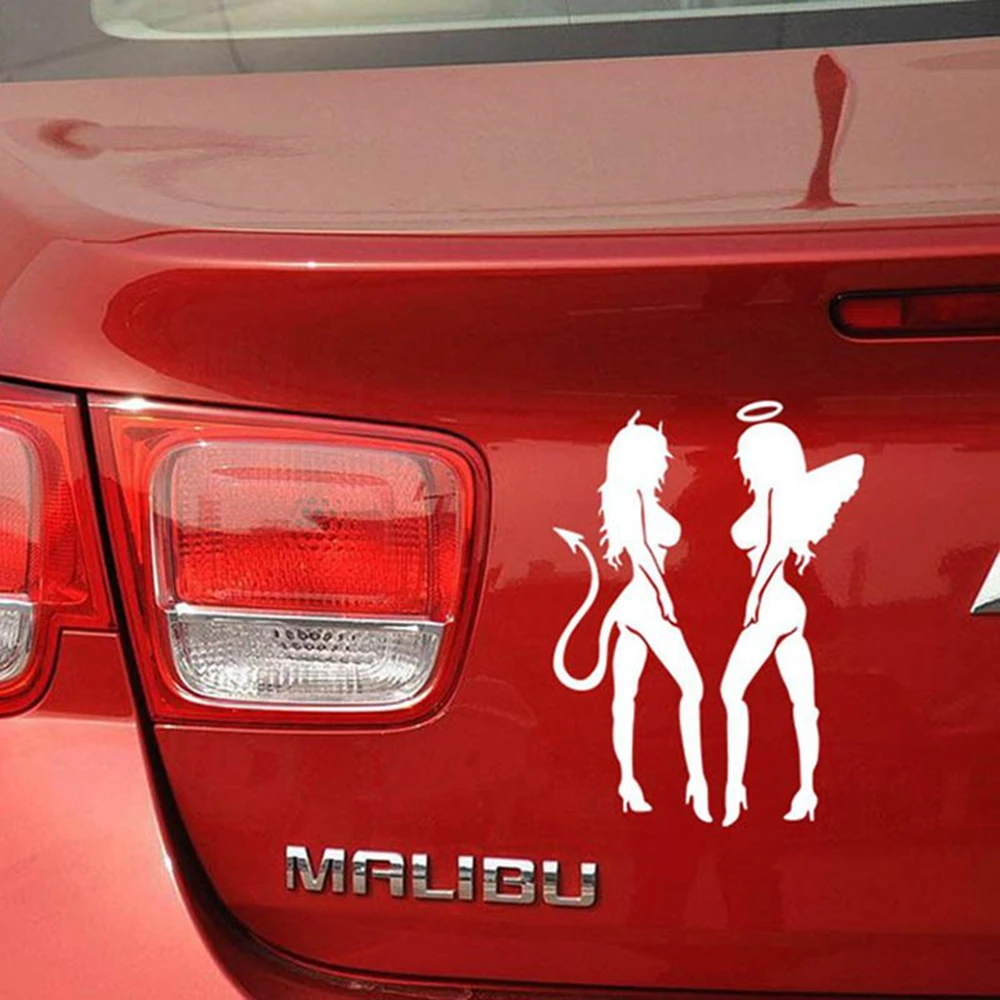 16cm*11cm Angel & Devil Car Door Stickers and Decals Automobile Sticker Car-Styling Accessories Auto Trunk Windshield Decoration
16cm*11cm Angel & Devil Car Door Stickers and Decals Automobile Sticker Car-Styling Accessories Auto Trunk Windshield Decoration