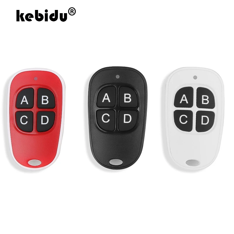 433MHz Universal 4 Channel Wireless RF Remote Control Cloning Remote controller Duplicator for Electric Gate Garage Door Key Fob
433MHz Universal 4 Channel Wireless RF Remote Control Cloning Remote controller Duplicator for Electric Gate Garage Door Key Fob