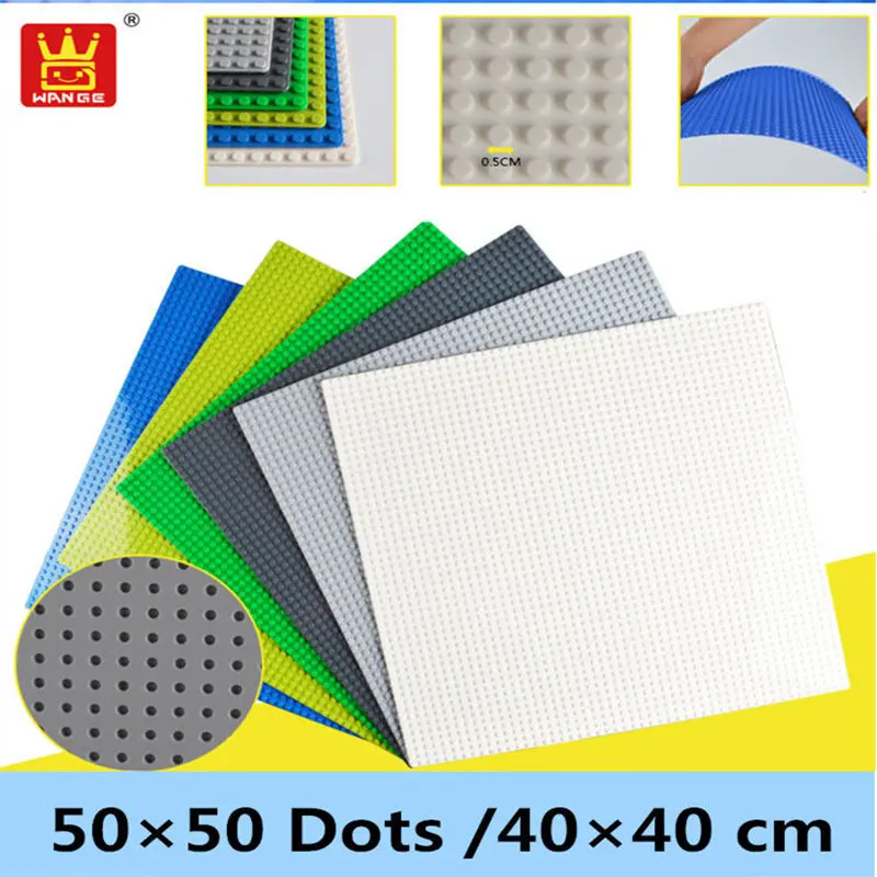 2pcs/lot building blocks baseplate 50Ч50 dots compatible with known brand minifigs toys for children my world figures
2pcs/lot building blocks baseplate 50Ч50 dots compatible with known brand minifigs toys for children my world figures