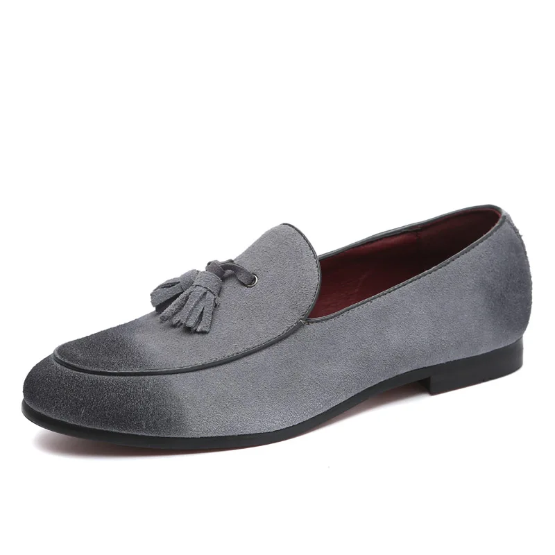 2019 Vintage Style Faux Suede Men Tassel Loafers Slip-on Men Flats Plus Size EU37-48 Men Casual Shoes Black Burgundy Grey
2019 Vintage Style Faux Suede Men Tassel Loafers Slip-on Men Flats Plus Size EU37-48 Men Casual Shoes Black Burgundy Grey