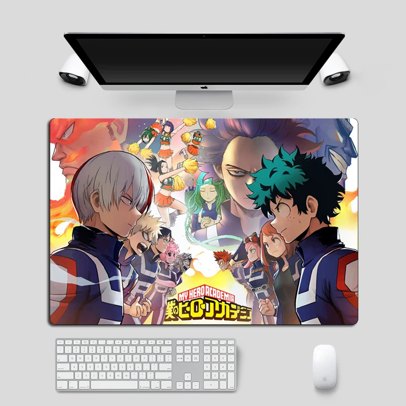 Large 60x40cm XXL My Hero Academia Japan Anime Mousepad Locking Edge Non-Skid Keyboard Gaming Mouse pad Laptop Desk Mat
Large 60x40cm XXL My Hero Academia Japan Anime Mousepad Locking Edge Non-Skid Keyboard Gaming Mouse pad Laptop Desk Mat
