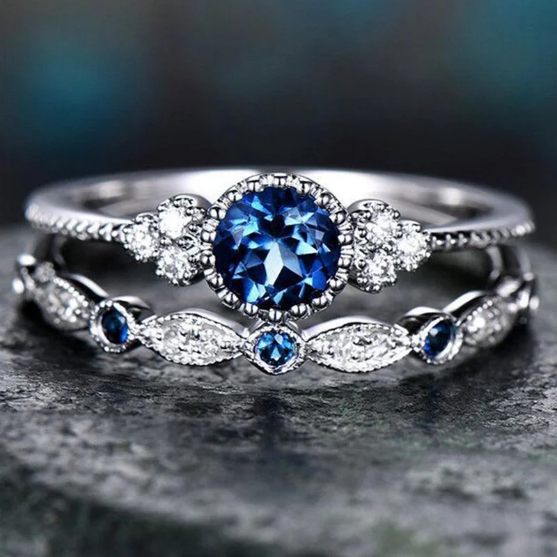 Luxury Green Blue Stone Crystal Rings For Women Sliver Color Wedding Engagement Rings Jewelry Drop Ship Pour 2Pcs/Set
Luxury Green Blue Stone Crystal Rings For Women Sliver Color Wedding Engagement Rings Jewelry Drop Ship Pour 2Pcs/Set