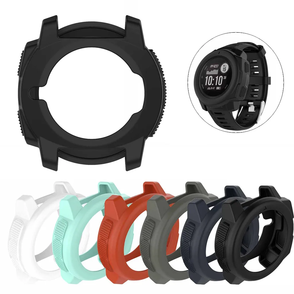 Soft Ultra-Slim TPU Protection Silicone Full For Garmin instinct Case Cove Heart Rate Monitor bracelet femme 2019
Soft Ultra-Slim TPU Protection Silicone Full For Garmin instinct Case Cove Heart Rate Monitor bracelet femme 2019