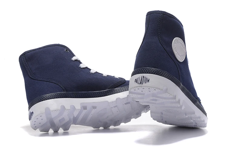 palladium boots navy blue