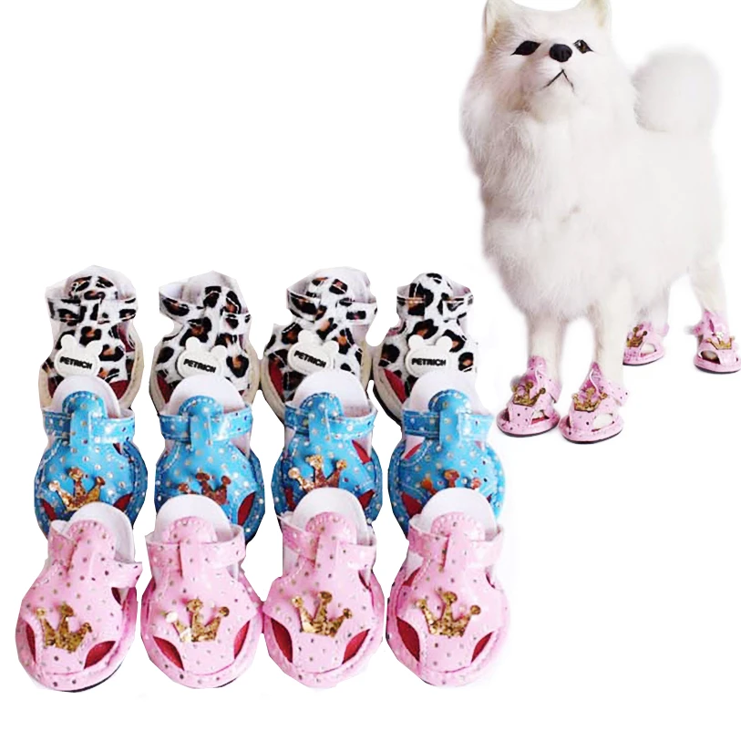 5 Sizes Sport Shoes for Dogs 4Pcs/Set Summer Dog Boots Crown Sandals Dog Shoes Anti-slip Sneakers Pet Supplies Wholesale 40JA19
5 Sizes Sport Shoes for Dogs 4Pcs/Set Summer Dog Boots Crown Sandals Dog Shoes Anti-slip Sneakers Pet Supplies Wholesale 40JA19