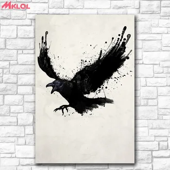 Large Size ink Oil Painting Raven Canvas Painting For Living Room Home Decor Oil Painting On Canvas Wall Painting No Frame
Large Size ink Oil Painting Raven Canvas Painting For Living Room Home Decor Oil Painting On Canvas Wall Painting No Frame