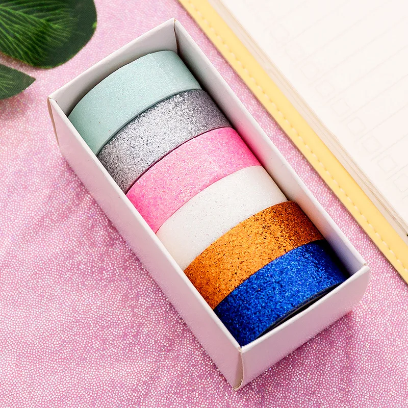 Korean Creative DIY Planner Foil Washi Tape Set, 6pcs/set Lovely Girls Diary Decorative Masking Tapes
Korean Creative DIY Planner Foil Washi Tape Set, 6pcs/set Lovely Girls Diary Decorative Masking Tapes