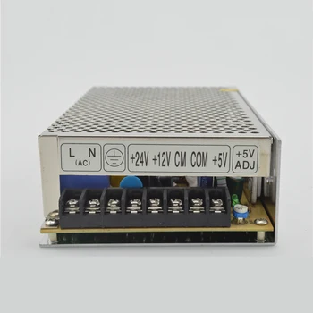 

ac to dc 100w 5V 12V 5A 2A T-100F customized tripIe three outputs CE siIver Ied driver source switching power suppIy voIt