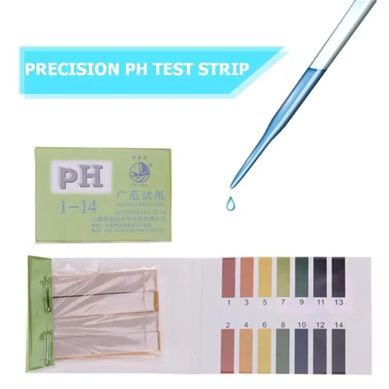 80 Strips 1-14 pH Test Strips Alkaline Acid Indicator Paper Water Saliva Litmus Tester Household Analysis Instruments
80 Strips 1-14 pH Test Strips Alkaline Acid Indicator Paper Water Saliva Litmus Tester Household Analysis Instruments