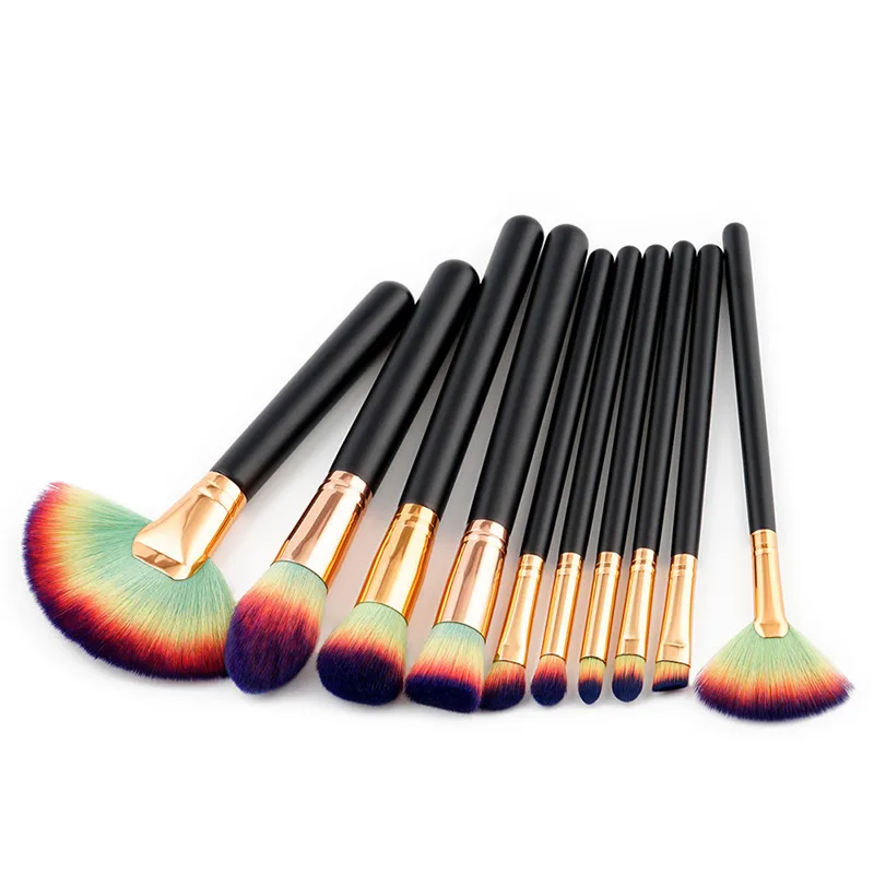 10 Pcs Makeup Brushes Tools Kit Power Foundation Blush Eye Shadow Fan Cosmetic Beauty Make Up Brush Maquiagem
10 Pcs Makeup Brushes Tools Kit Power Foundation Blush Eye Shadow Fan Cosmetic Beauty Make Up Brush Maquiagem